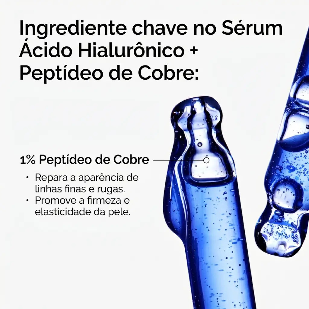 DermBlue - Sérum Facial Peptídeo de Cobre GHK-Cu